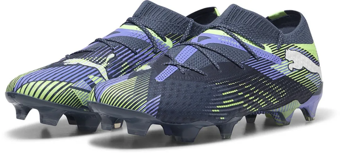 PUMA Future 7 Ultimate Low FG/AG Voetbalschoenen 44 - Blauw/Grijs