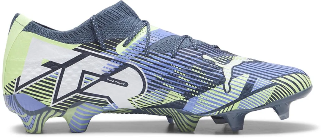 PUMA Future 7 Ultimate Low FG/AG Voetbalschoenen 44 - Blauw/Grijs