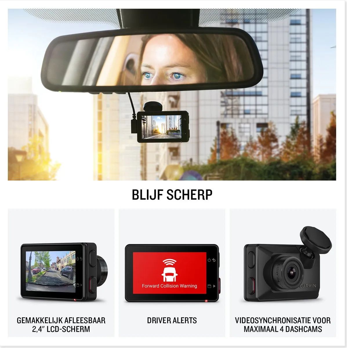 Garmin Dash Cam X310 4K - 140° - Zwart