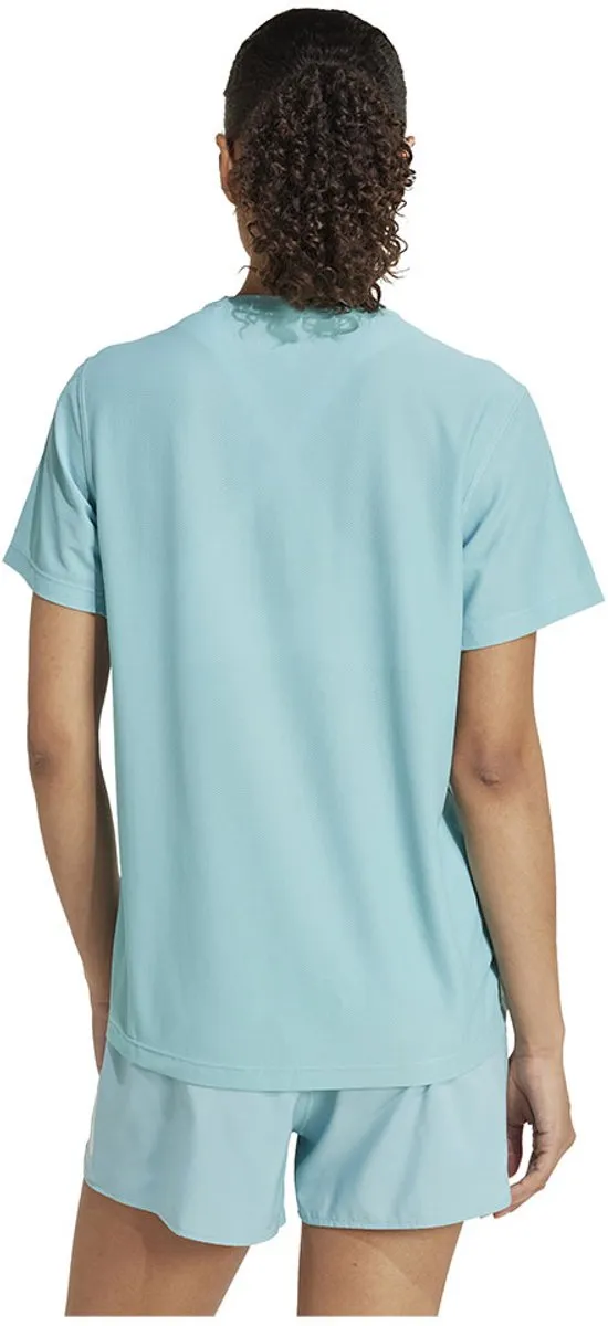 Adidas Own The Run Hardloop Dames T-shirt - L - Mintgroen