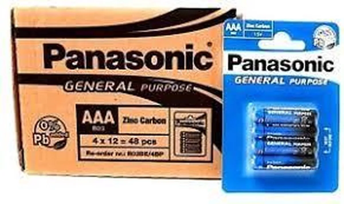 Panasonic AAA Batterijen