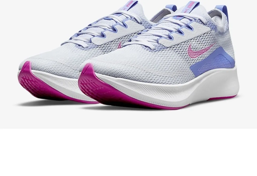 Nike Zoom Fly 4 Hardloopschoen 40 - Wit/Paars/Rozig