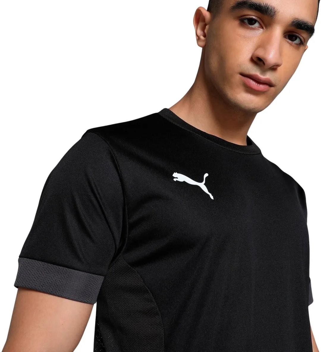 PUMA teamGOAL Matchday Jersey Heren - Zwart/Wit/Grijs