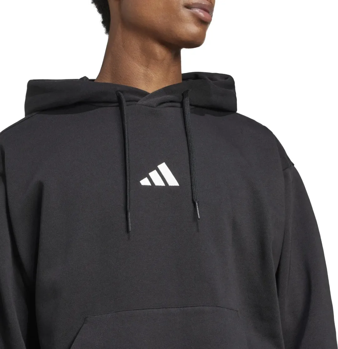 Adidas Essentials Feelcozy Hooded Sweatshirt - Zwart/Wit L