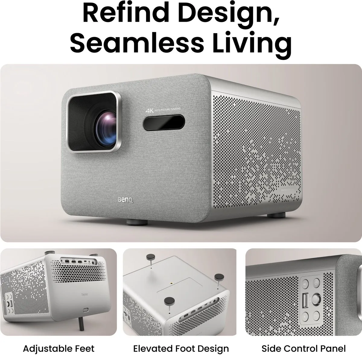 BenQ TK705STi 4K Laser Projector - Grijs