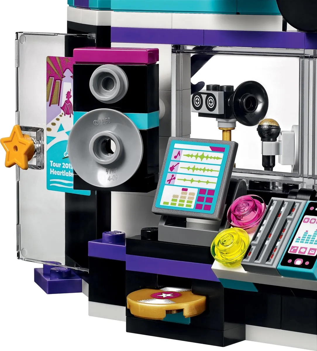 LEGO Friends Popster Opnamestudio 41103 - 172 Stukken - Paars - afbeelding 4 van 6