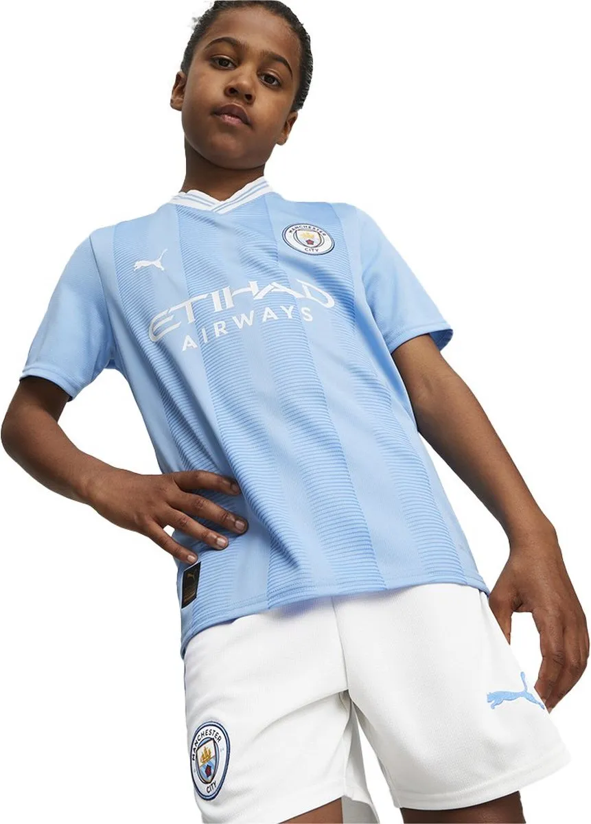 PUMA Manchester City FC Thuis T-shirt Junior - Light Blue - 5-6 jaar
