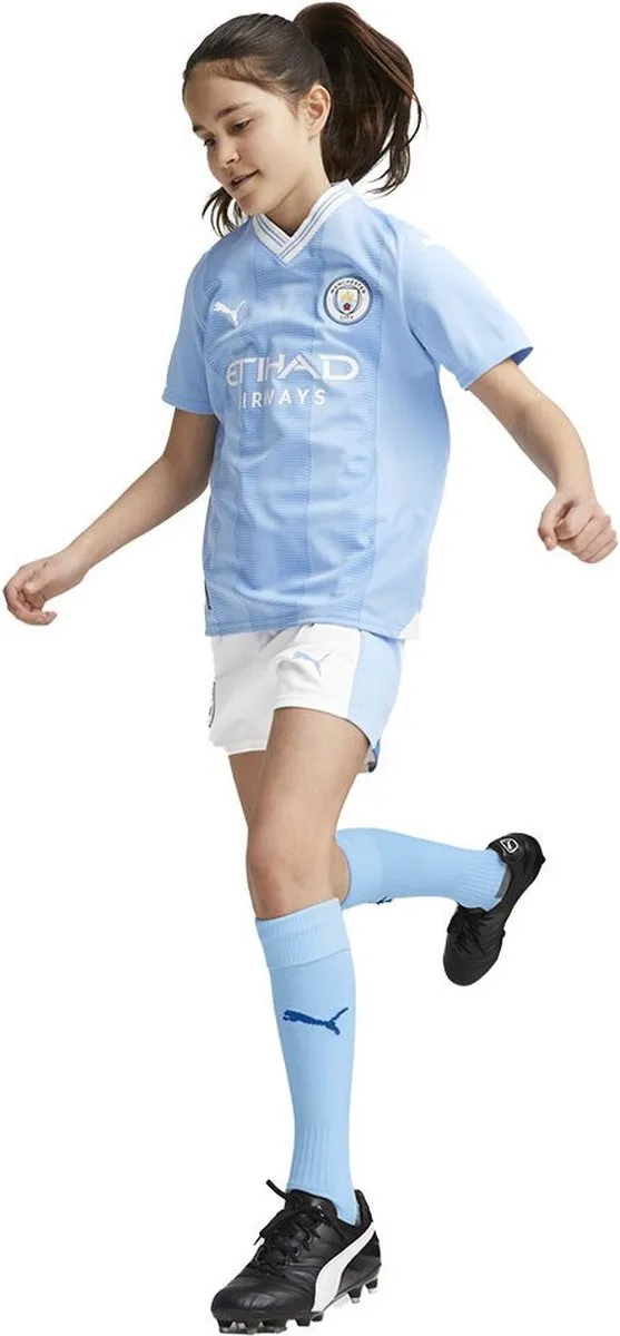PUMA Manchester City FC Thuis T-shirt Junior - Light Blue - 5-6 jaar