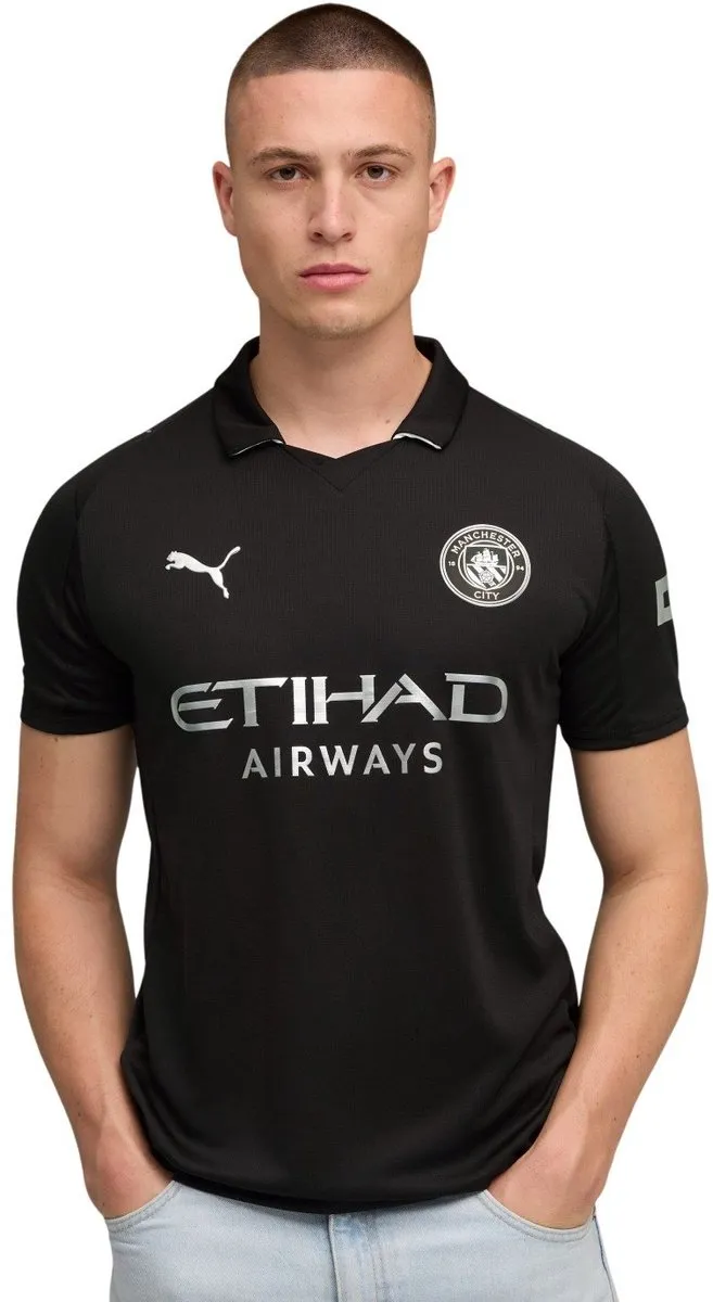PUMA Manchester City FC 25/26 Replica T-shirt - M - Zwart