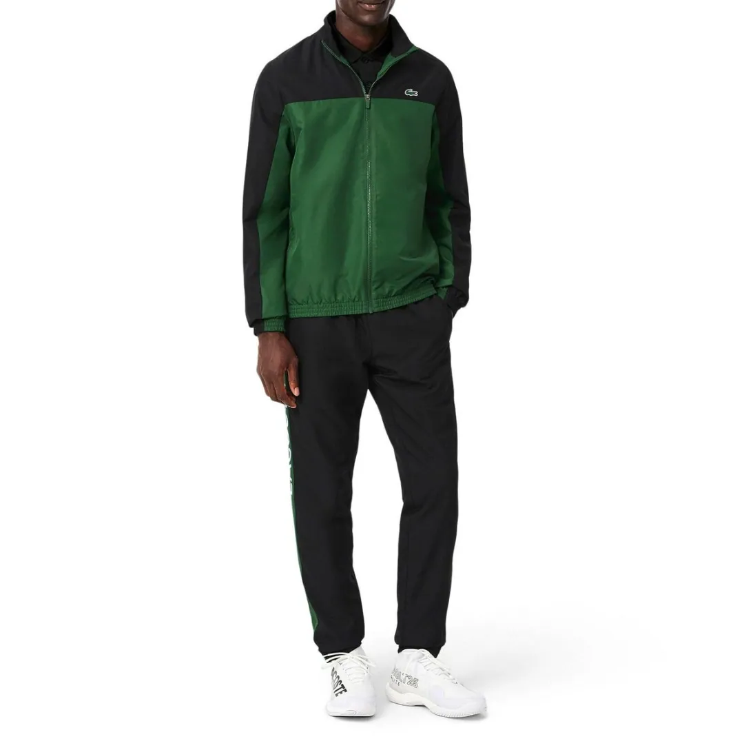 Lacoste Sport Printed Joggingpak M - Zwart/Groen/Wit WH8989-GI4