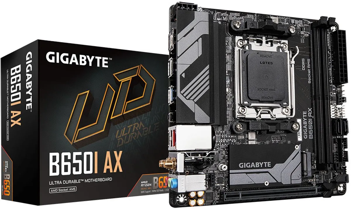 Gigabyte B650I AX moederbord - AM5 mini-ITX