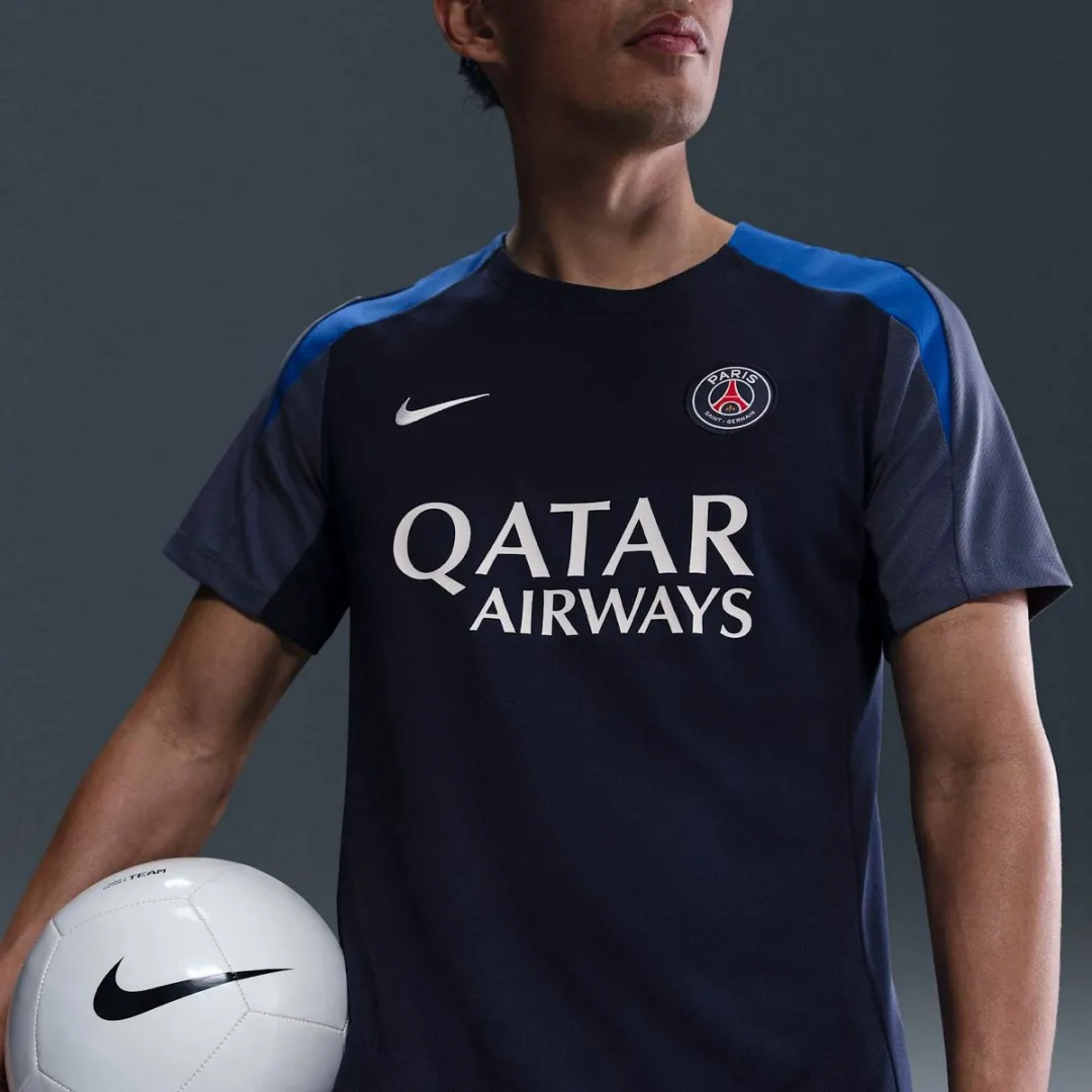 Nike PSG Strike Shirt Heren HJ7758-411 - XL - Donkerblauw