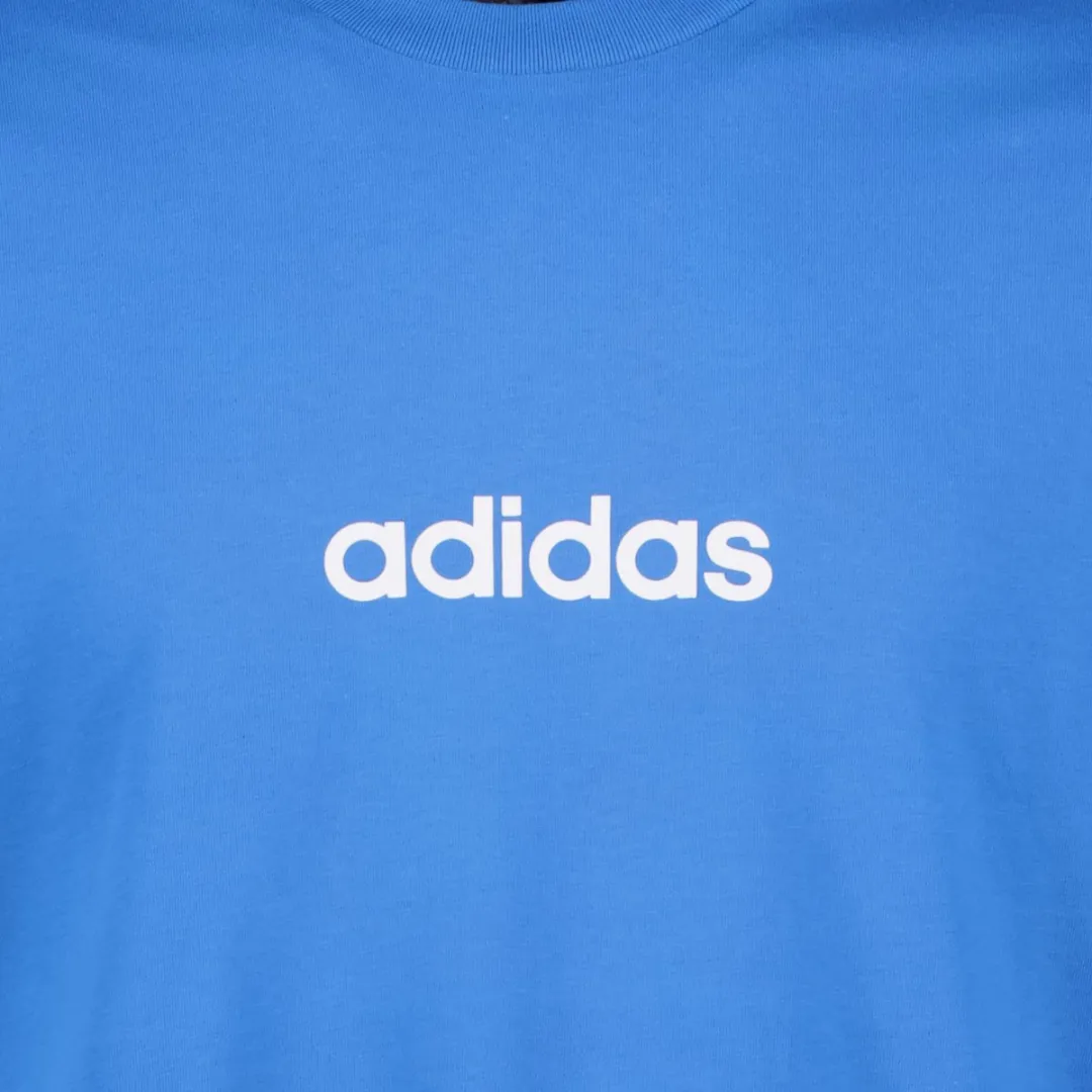 adidas M LIN SJ Heren T-shirt - XL - Blauw