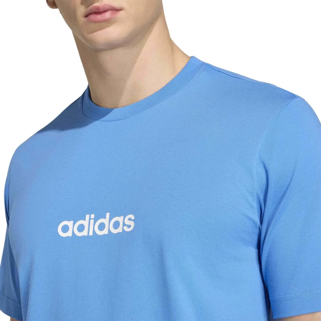 adidas M LIN SJ Heren T-shirt - XL - Blauw
