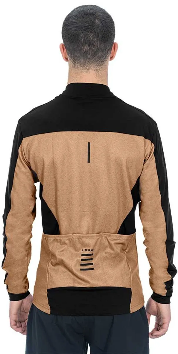 Cube ATX CMPT Trui Lange Mouwen - L - Bruin/Zwart