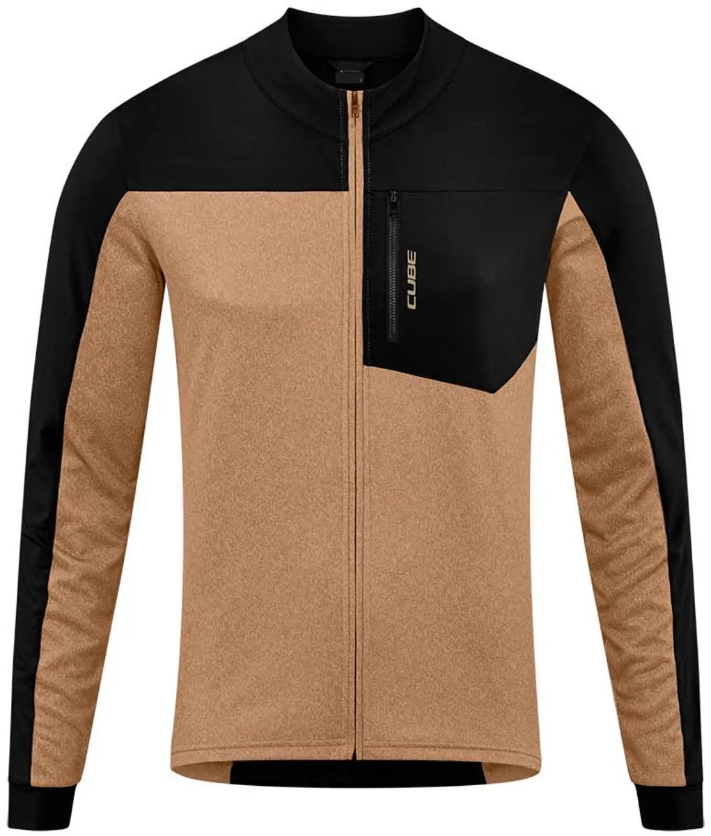 Cube ATX CMPT Trui Lange Mouwen - L - Bruin/Zwart