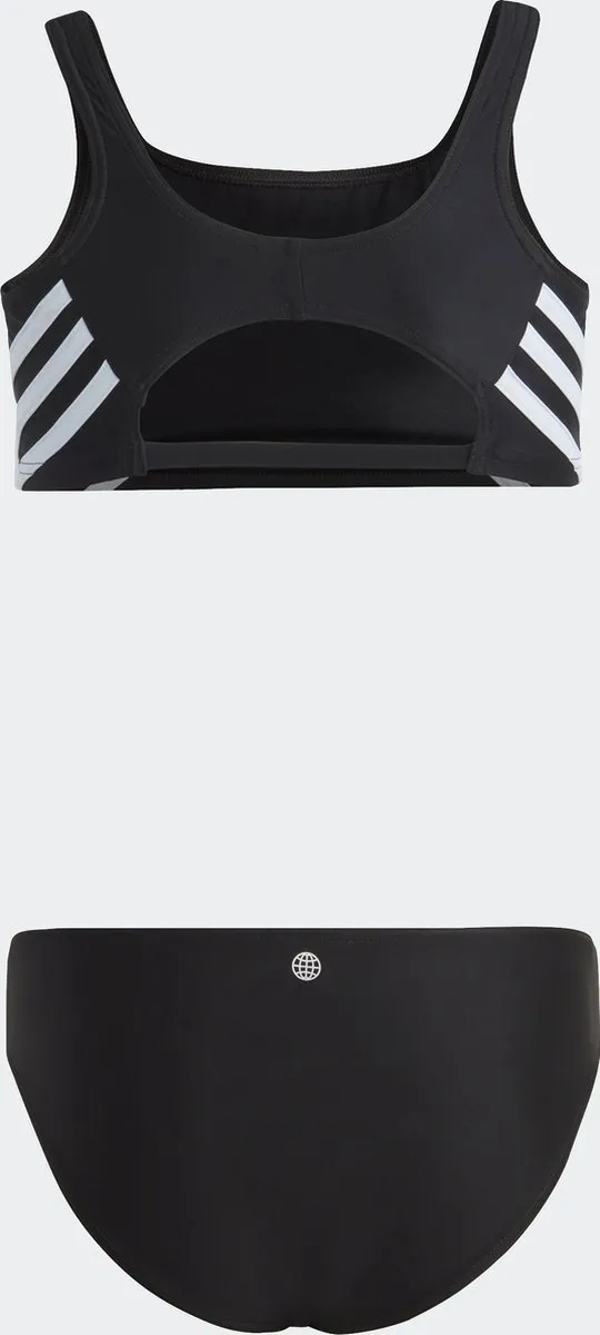 adidas 3-Stripes Bikini - Kinderen 116 - Zwart