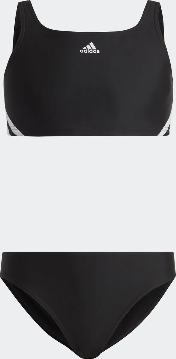 adidas 3-Stripes Bikini - Kinderen 116 - Zwart