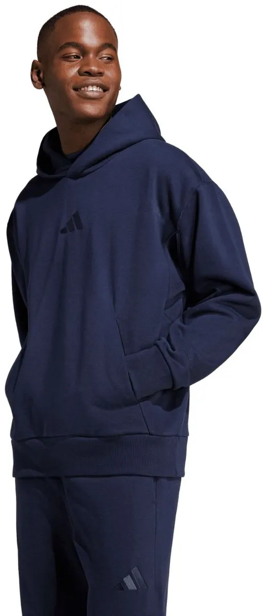 adidas ALL SZN Fleecetrui Heren - Donkerblauw L