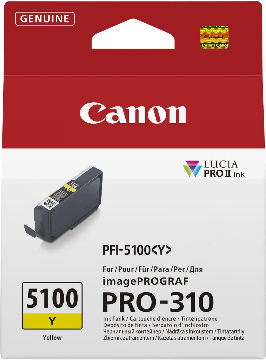 Canon PFI-5100 Geel Inktcartridge