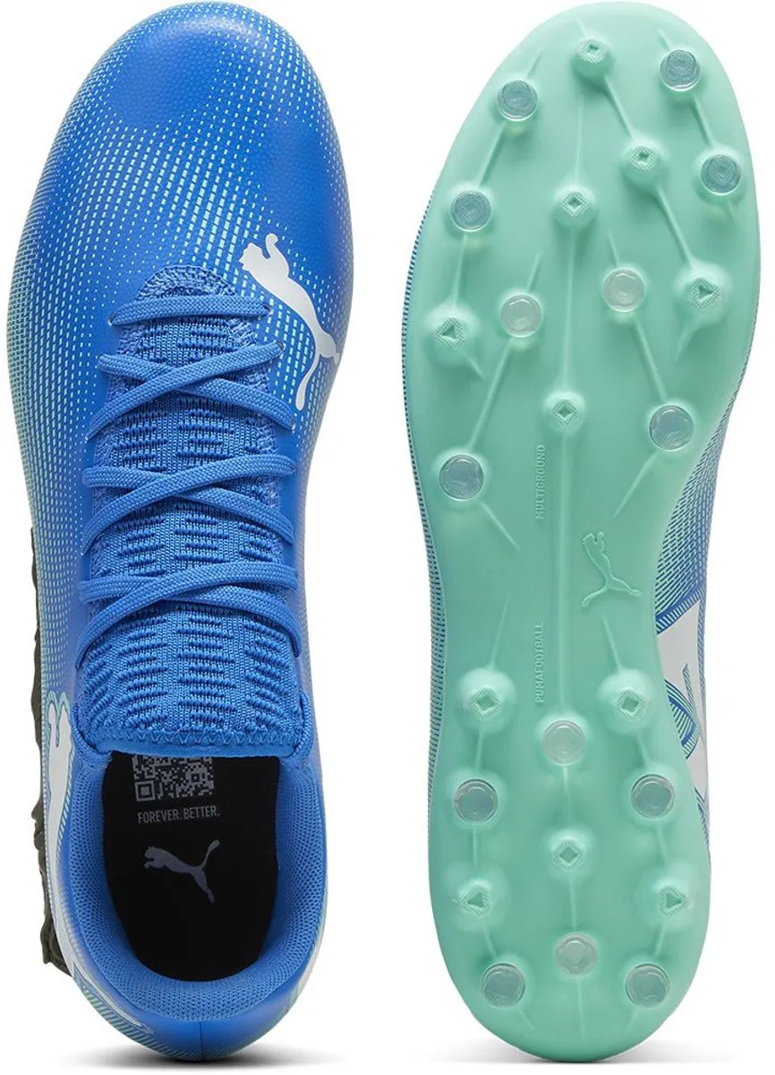 PUMA Future 7 Play Mg Voetbalschoenen 44.5 - Blauw