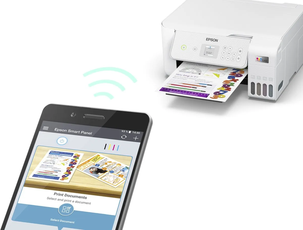 Epson EcoTank ET-2876 All-in-One Printer - Wit