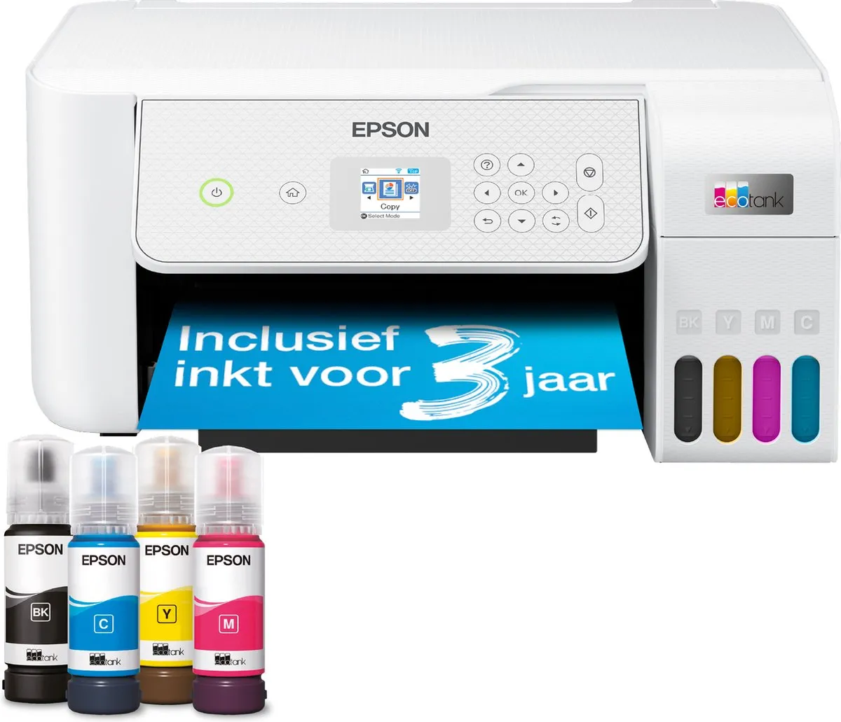 Epson EcoTank ET-2876 All-in-One Printer - Wit
