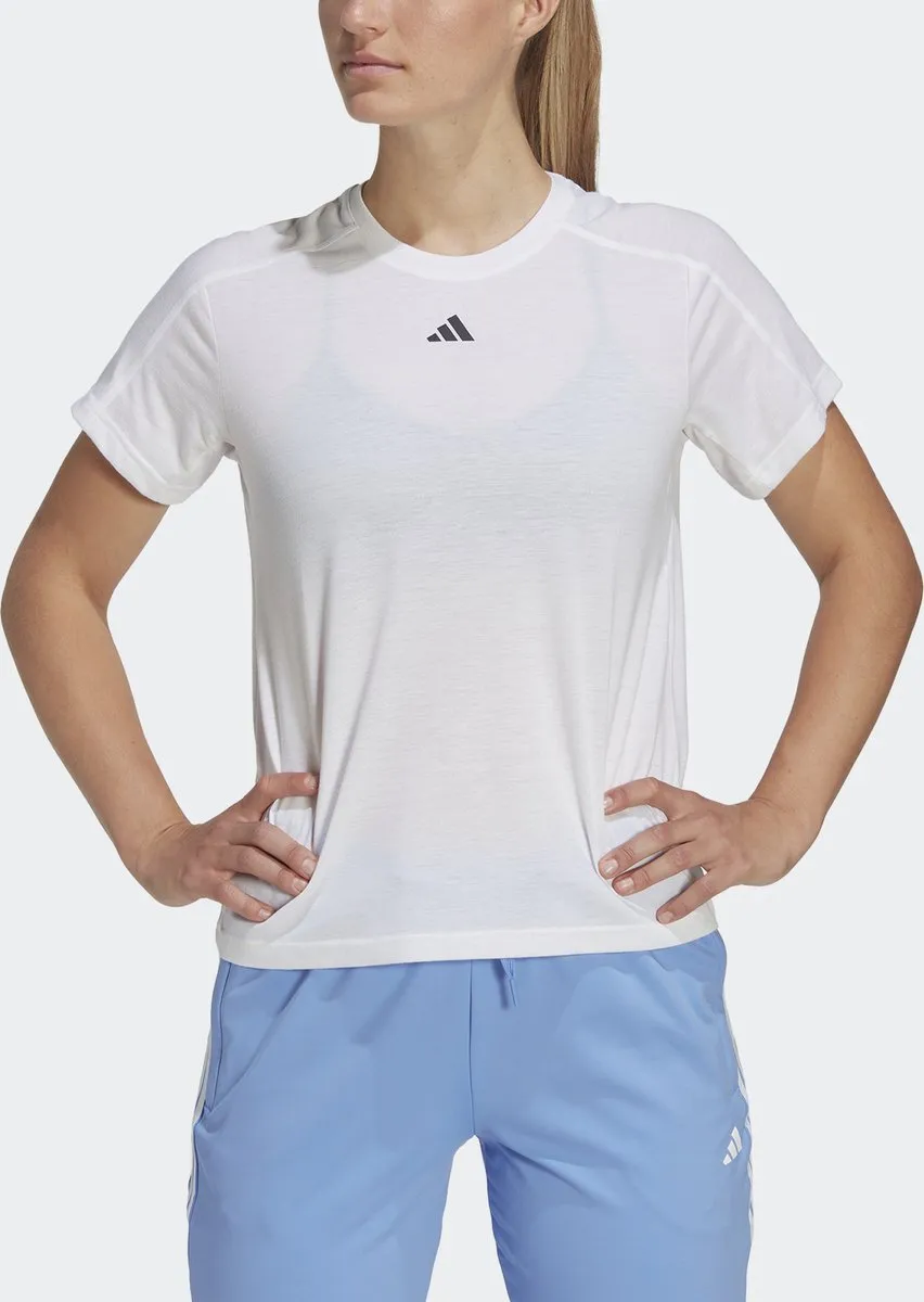 Adidas Performance AEROREADY T-shirt HR7796 - Wit - S