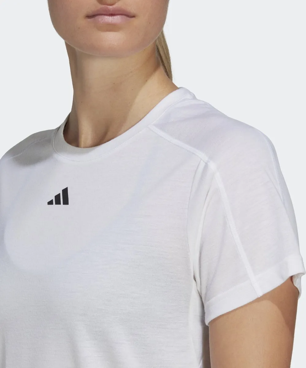 Adidas Performance AEROREADY T-shirt HR7796 - Wit - S