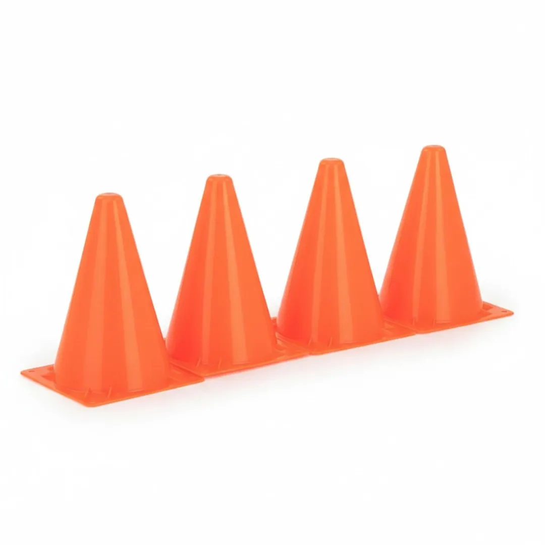 Jonotoys Sportvoetbal Pionnen Set 12 Stuks - 20cm - Oranje