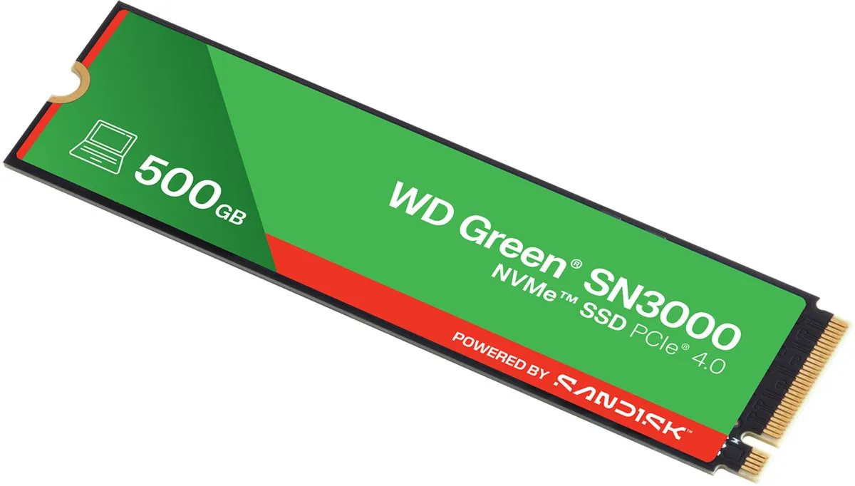 Western Digital WD Green SN3000 WDS500G4G0E-00CPS0 SSD 500GB