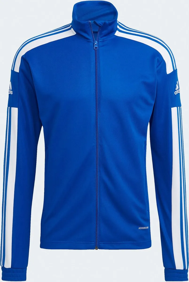 Adidas Squadra 21 Trainingsjack Heren S - Blauw/Wit