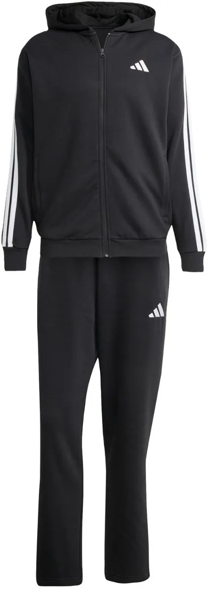 adidas Colorblock Hooded Tracksuit - Zwart XS