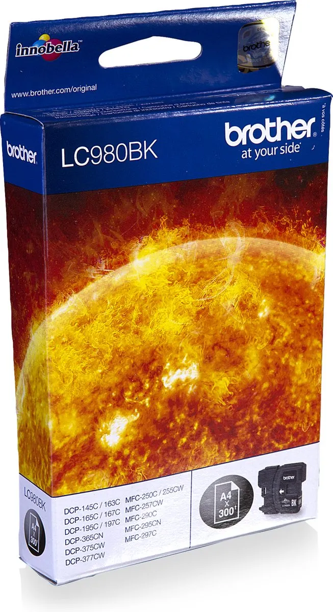 Brother LC-980BK Inktcartridge