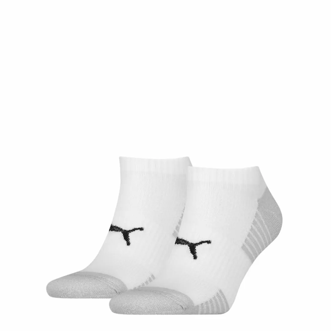 PUMA Unisex Sportsokken met Badstofzool - 2 Stuks - Wit