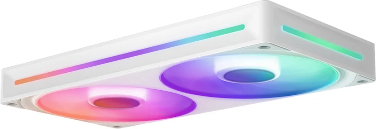 NZXT F240 RGB Core Ventilatorhuis - 2 Ventilatoren - Wit