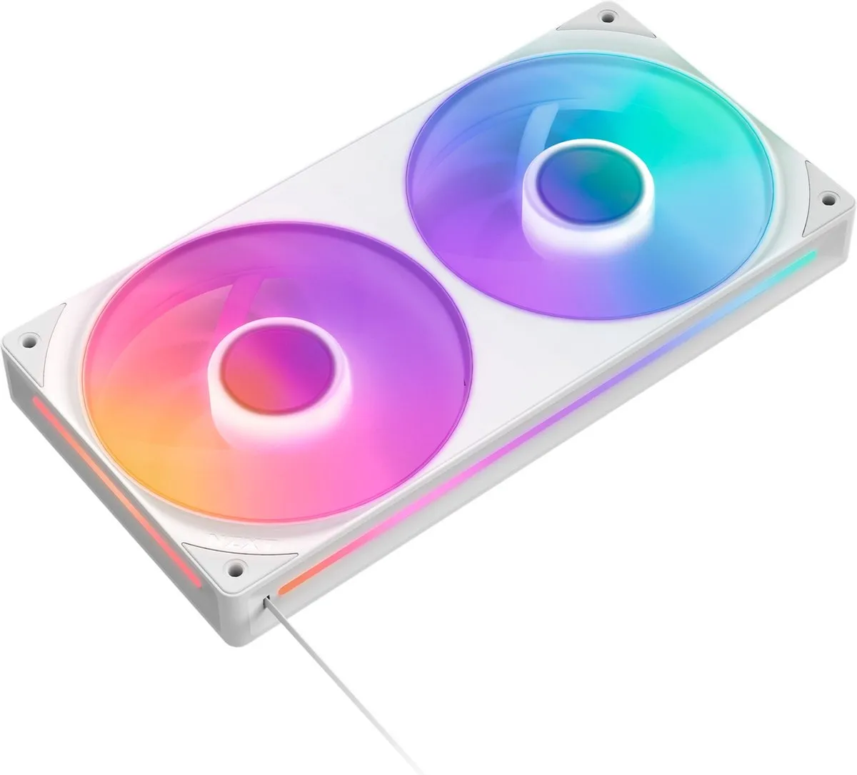 NZXT F240 RGB Core Ventilatorhuis - 2 Ventilatoren - Wit