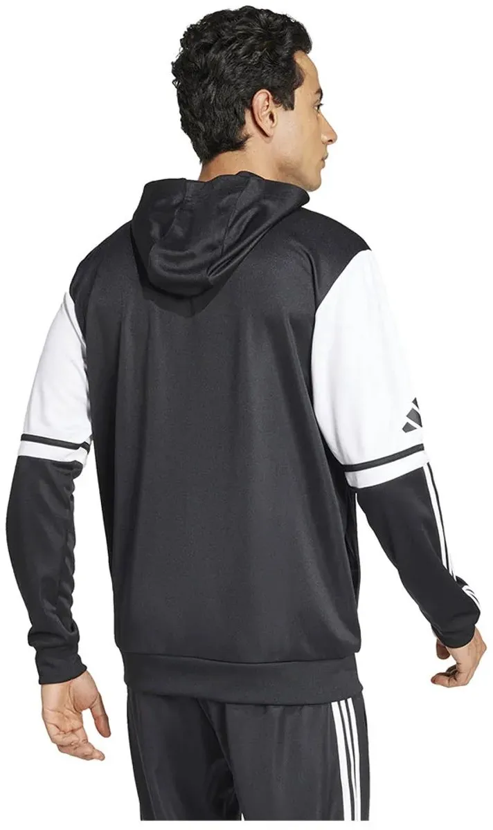 Adidas Squadra 25 Hooded Trainingsjas Heren - XXL - Zwart/Wit