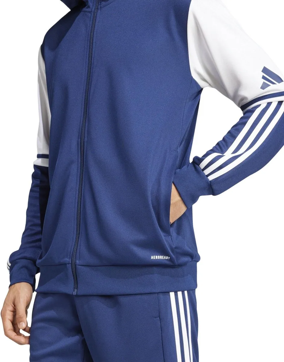 Adidas Squadra 25 Hooded Trainingsjas Heren - XXL - Zwart/Wit