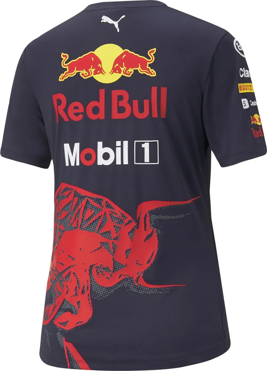 Red Bull Racing Team Sportshirt Dames XS - Blauw