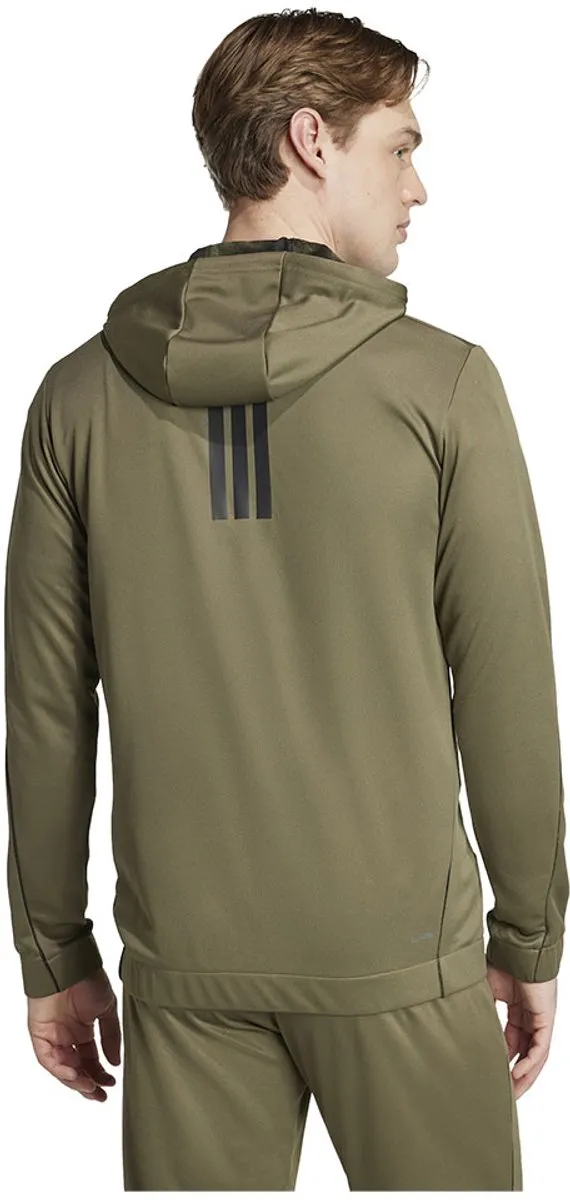 Adidas Train Essentials Seasonals Sweatshirt M - Olive Strata