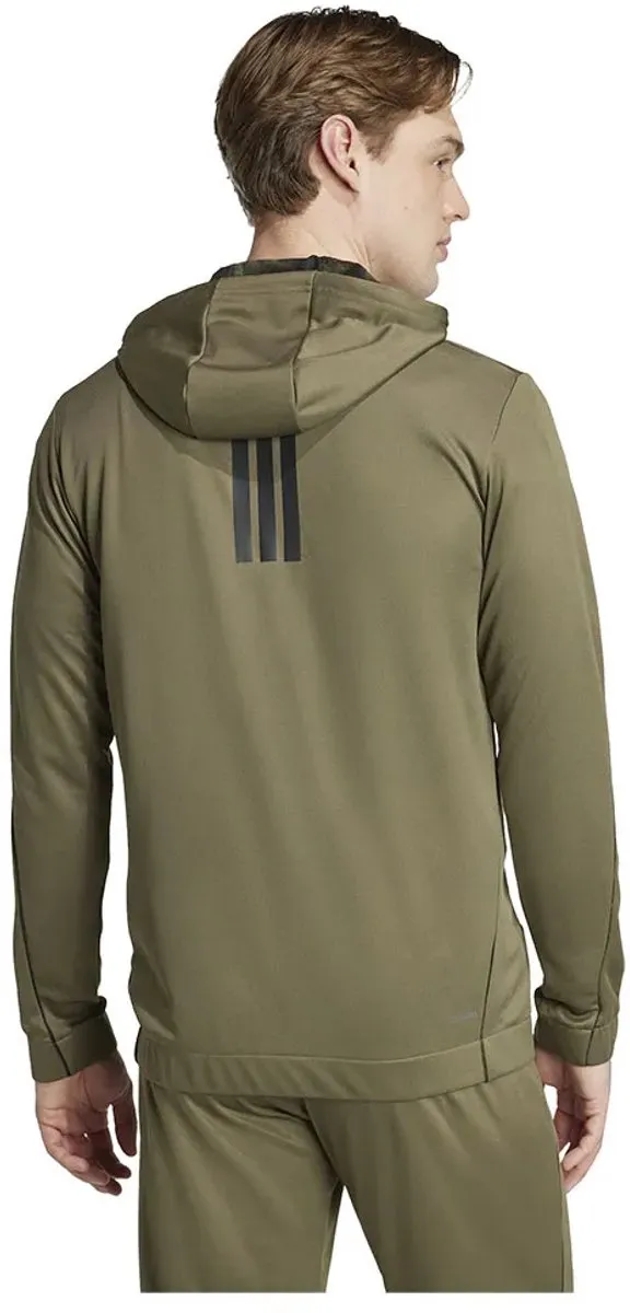 Adidas Train Essentials Seasonals Sweatshirt M - Olive Strata