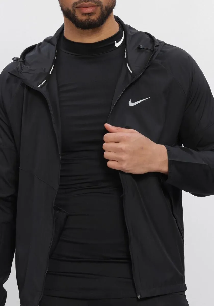 Nike Repel Miler Jas - Zwart S