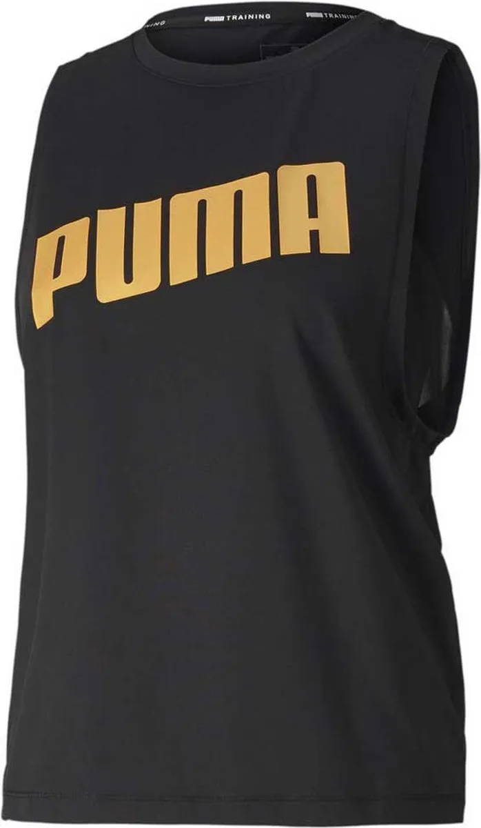 PUMA Metal Splash Mouwloos T-shirt - XS - Zwart