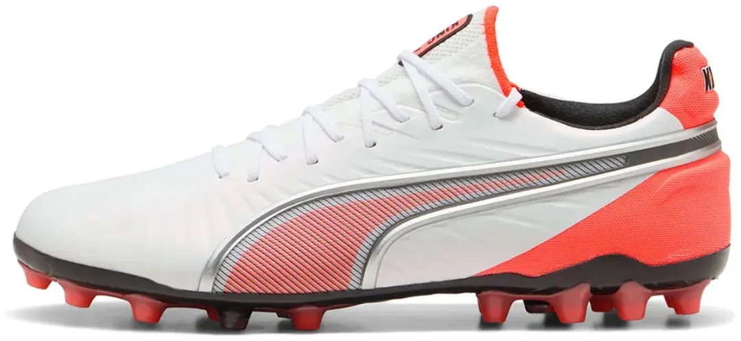 PUMA King Ultimate Mg Voetbalschoenen 44.5 - Wit