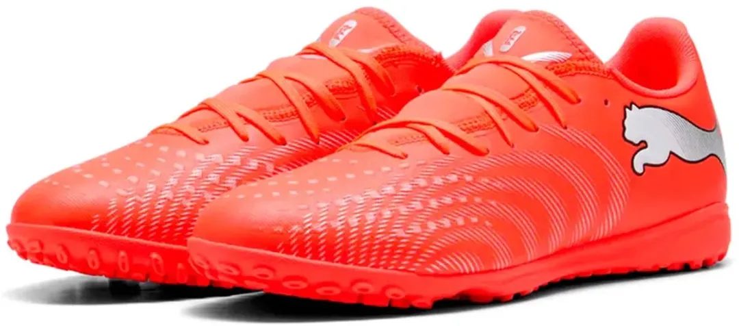 PUMA Future 9 Play TF Voetbalschoenen - Rood/Oranje - 43