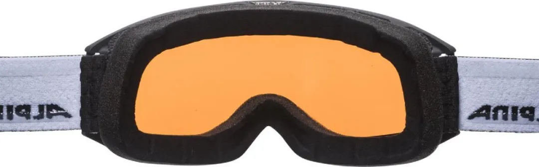 Alpina Nakiska Q Skibril - Blauwe Lens - Zwart