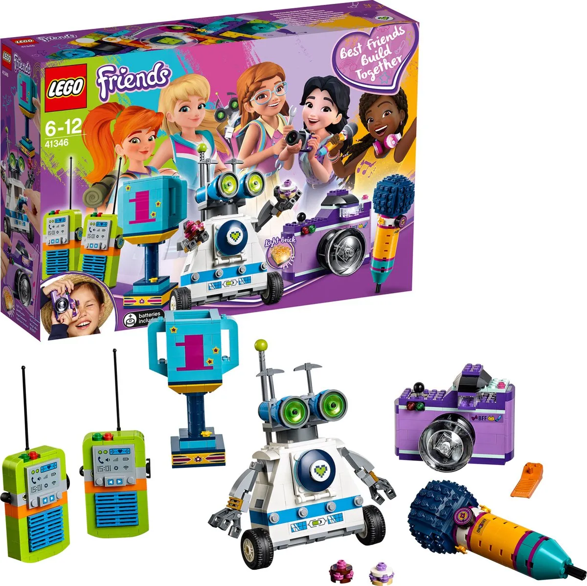 LEGO Friends Vriendschapsdoos 41346 - 563 Stukken - Paars