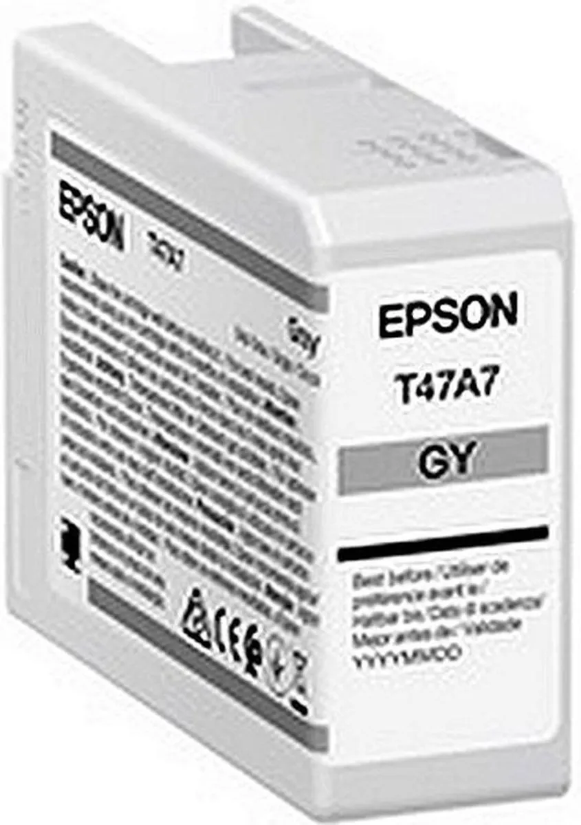 Epson C13T47A700 Inktcartridge - 50ml - Zwart/Grijs