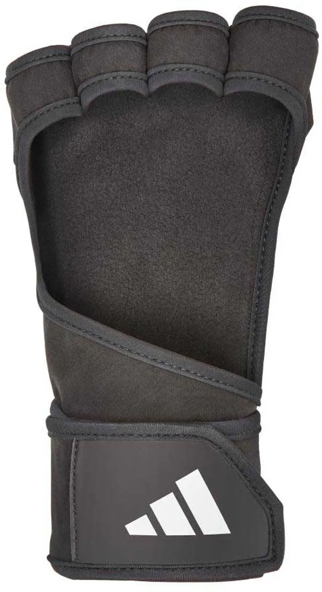 Adidas Fitness Open Back Trainingshandschoenen - Zwart/Grijs XS
